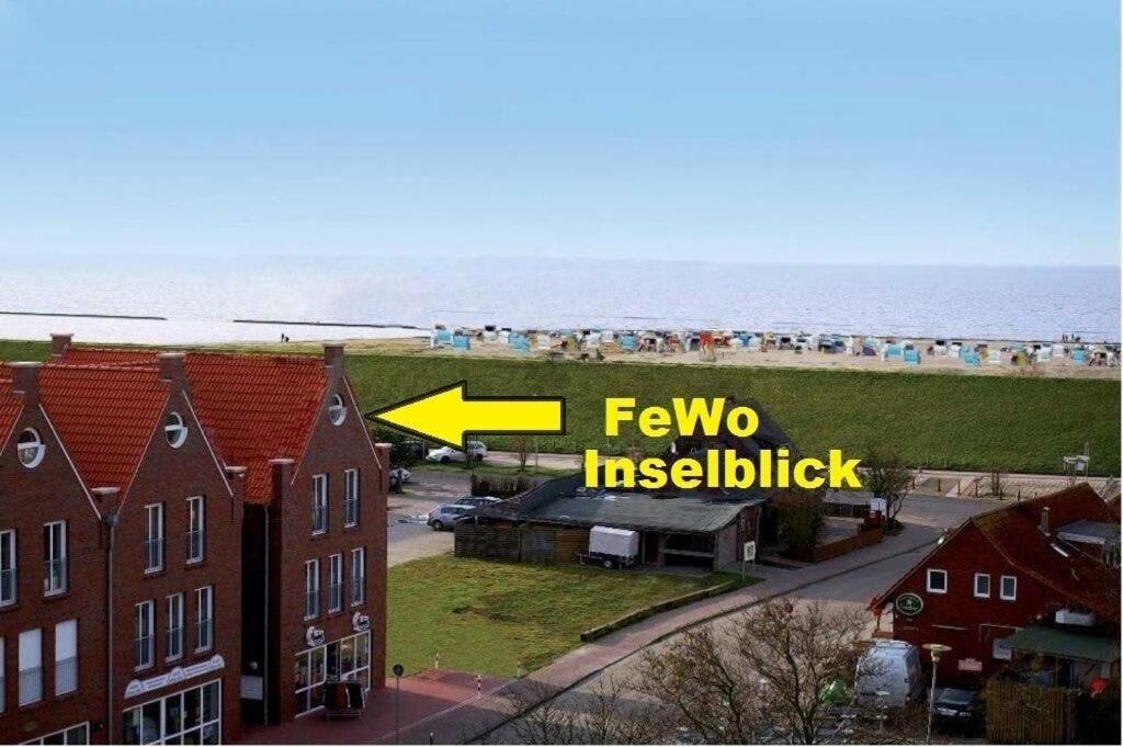 Ferienwohnung Inselblick Norddeich Mit Meerblick Norden Exterior foto
